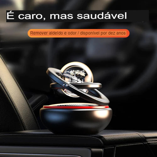 Difusor automático de Perfume e decorativo para carro a energia solar. - A.S Foco