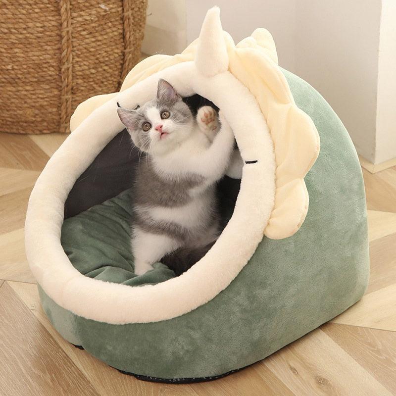 Cama para gatos, aconchegante, almofada, muito macia e lavável. - A.S Foco