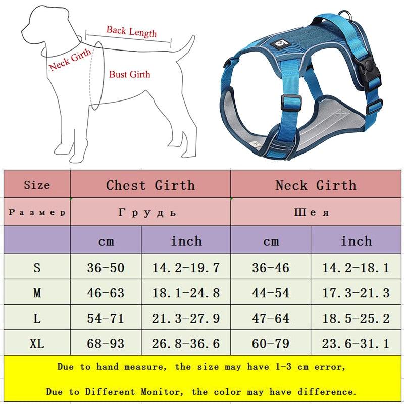 Colete reflexivo para cães com alças ajustáveis da segurança para cães de médio porte para Caminhada - A.S Foco