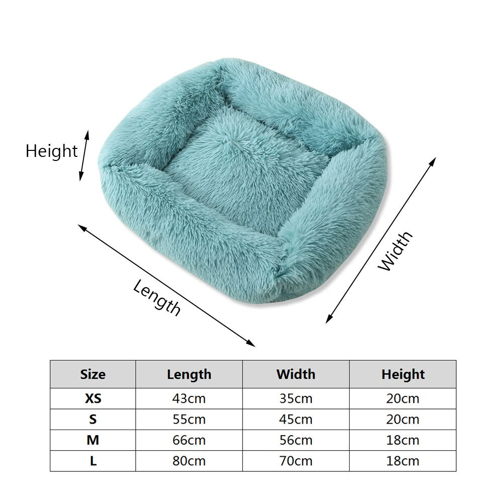 Cama para Cachorros e Gatos - Plush Square - A.S Foco