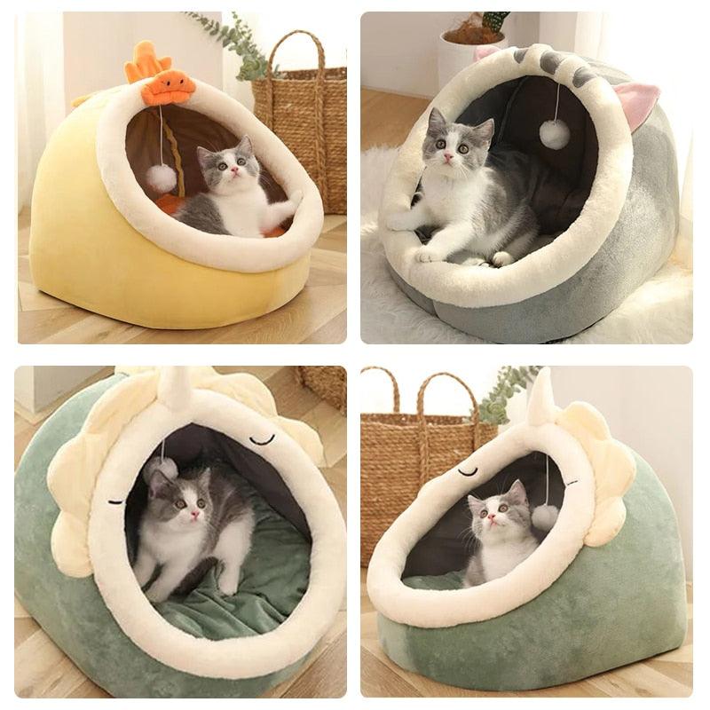 Cama para gatos, aconchegante, almofada, muito macia e lavável. - A.S Foco