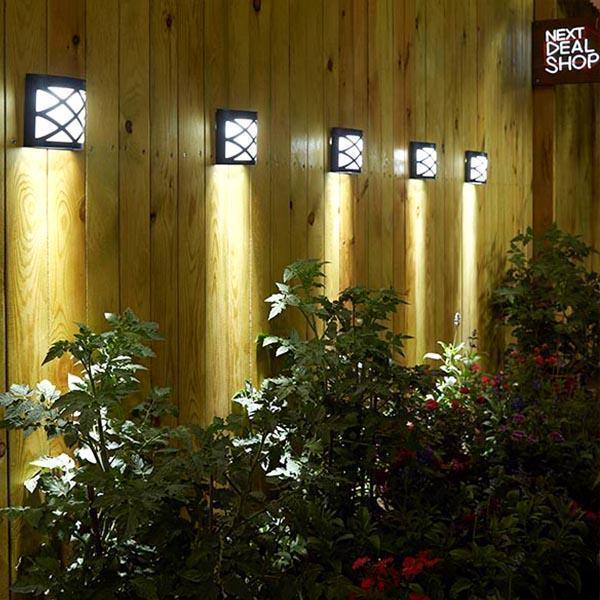 Luz LED de Parede para Jardim com Painel Solar - A.S Foco