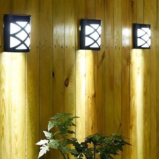 Luz LED de Parede para Jardim com Painel Solar - A.S Foco